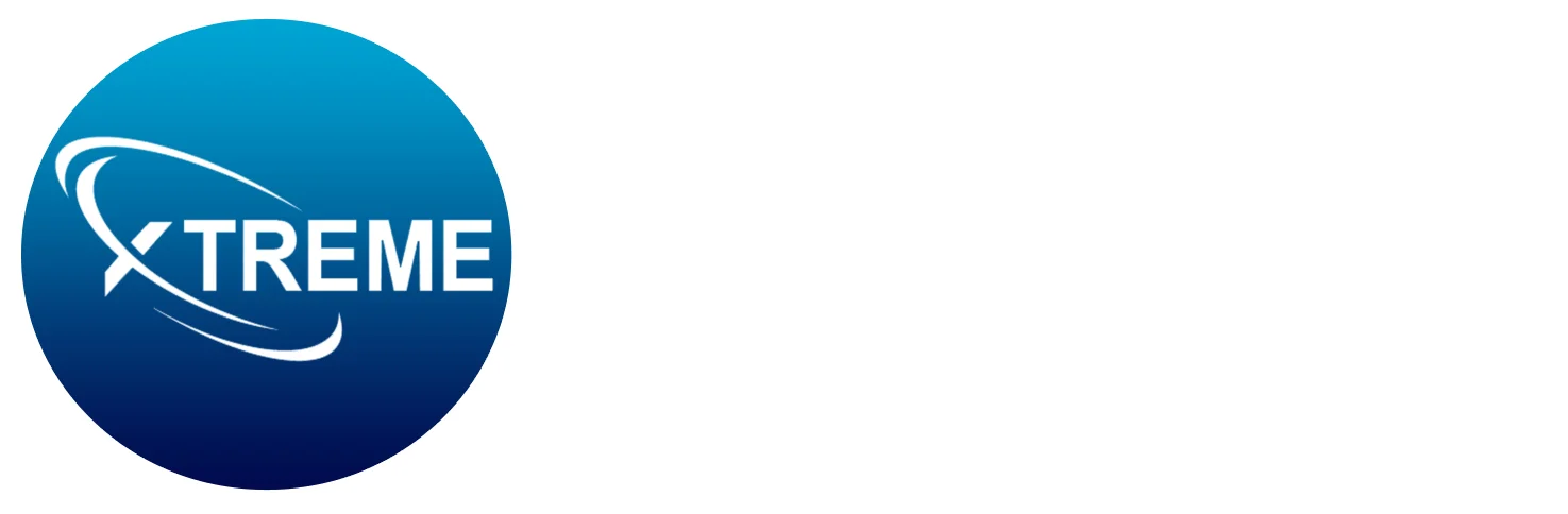 White Xtreme HD IPTV logo symbolizing a modern IPTV streaming service with HD and 4K IPTV support across all devices.